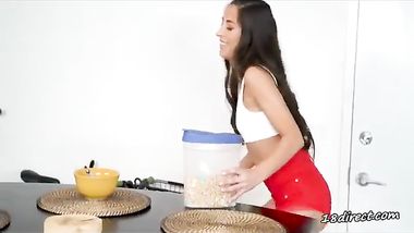 breakfast with test pussy of lady