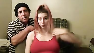 الفلسطيني عزيز صبيحة وصديقته الاجنبية مزة جامدة الجزء الثالث ... الفيل